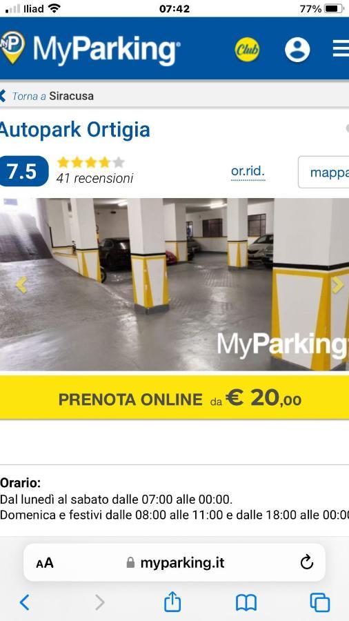 Il Sipario Palazzo Accolla Daire Siraküza Dış mekan fotoğraf